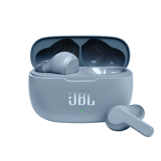 JBL Vibe 200TWS - Blue - True Wireless Earbuds - Hero